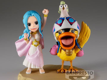 One Piece World Collectable Figure Log Stories Nefertari Vivi & Karoo *Pre-order*